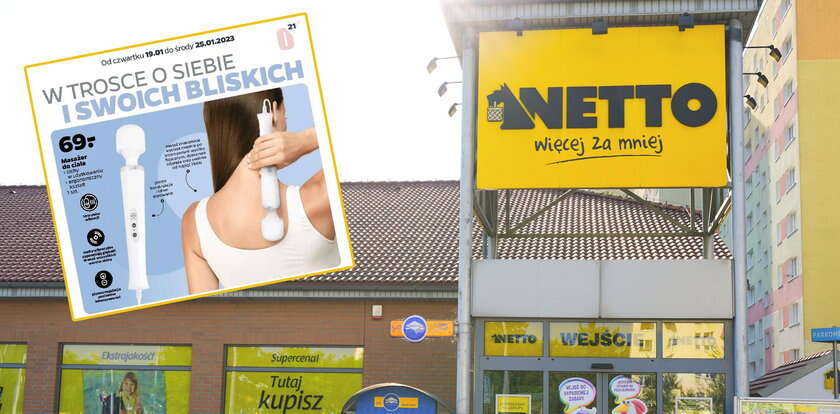 Netto sprzedaje wibratory jako masażery. 