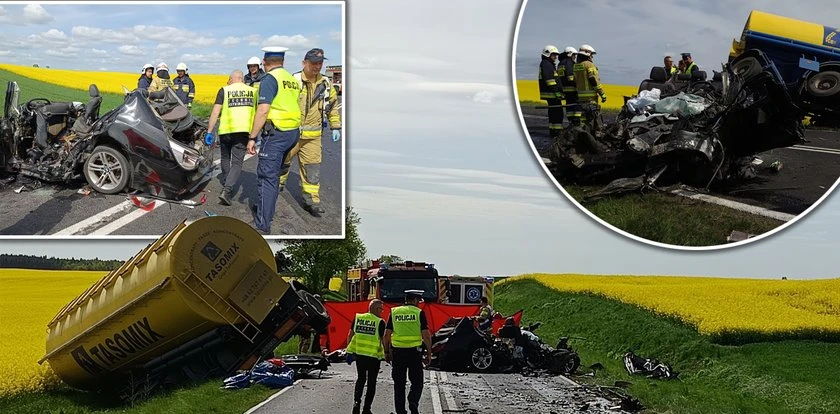 Straszna śmierć ojca i 8-letniego syna. Tragedia pod Wągrowcem