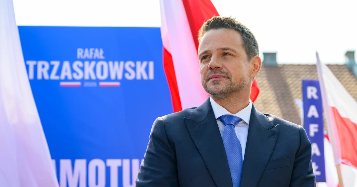 Rafał Trzaskowski w Fox News Business. 