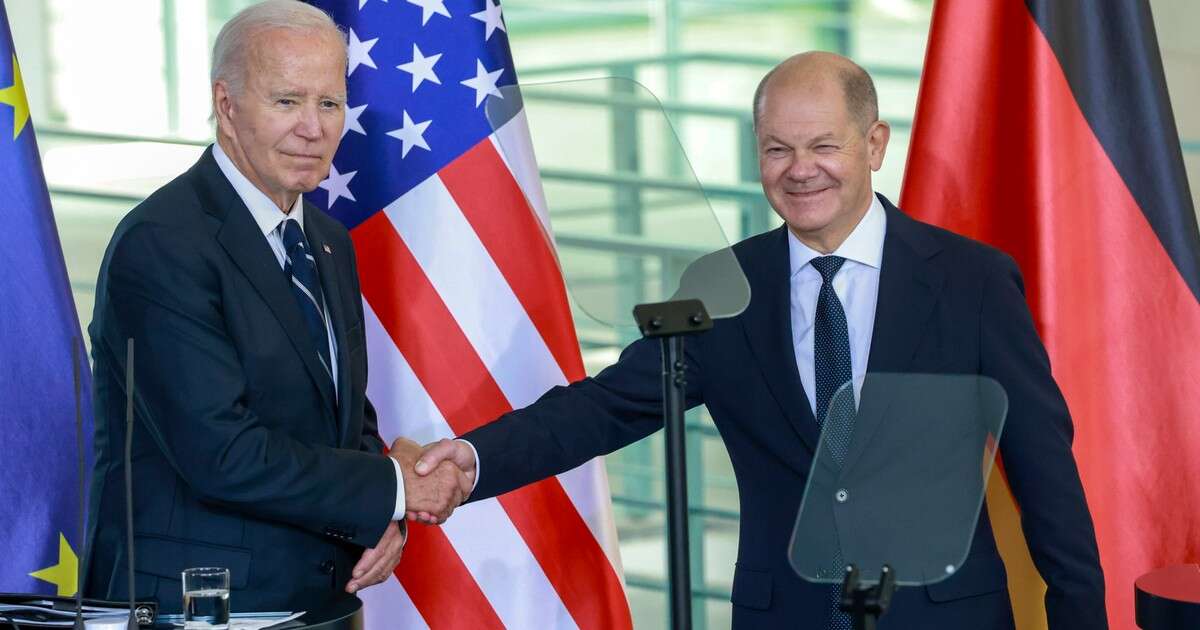 Joe Biden w Berlinie. 