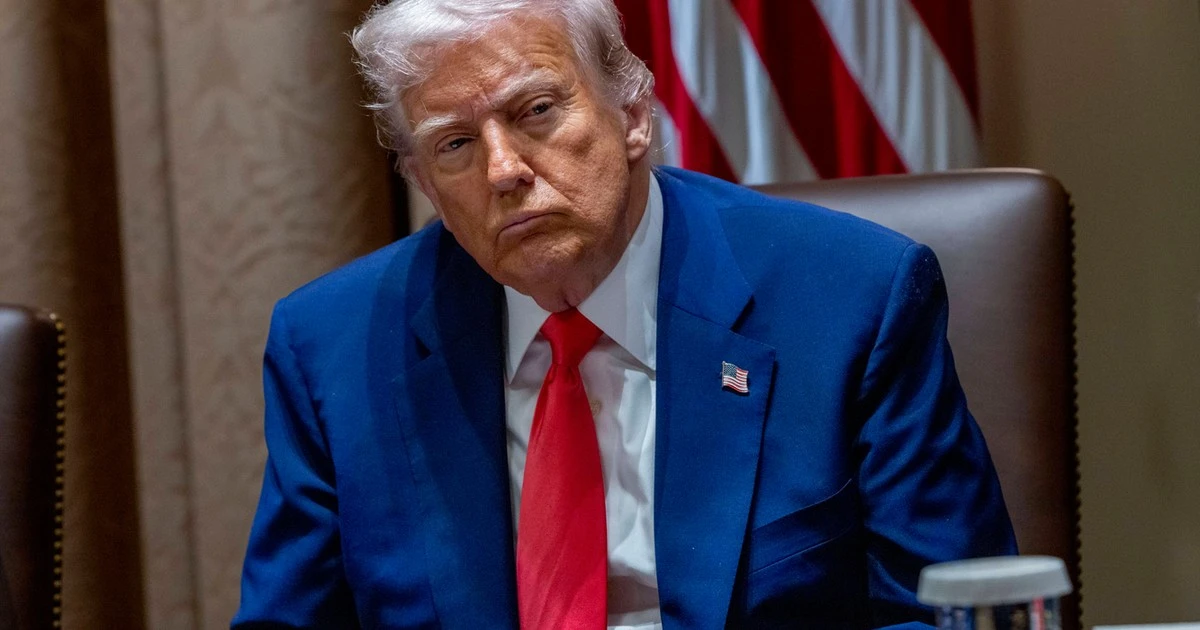 Donald Trump chwali się wynikami badań. 