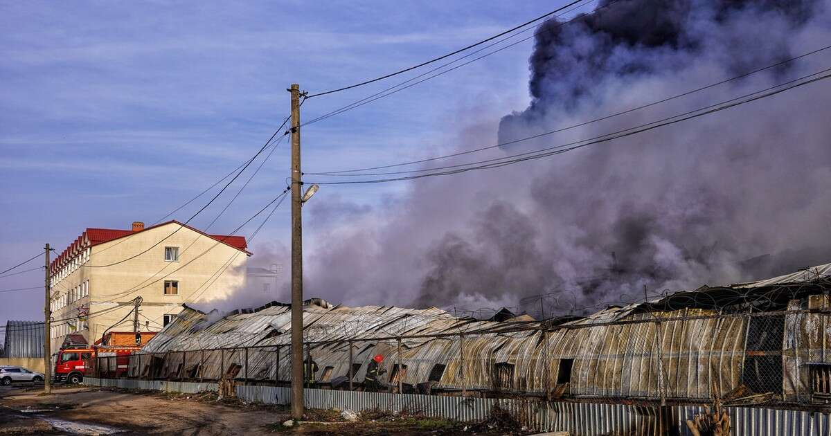 Rosyjski atak na Ukrainę. Zestrzelono prawie 80 dronów