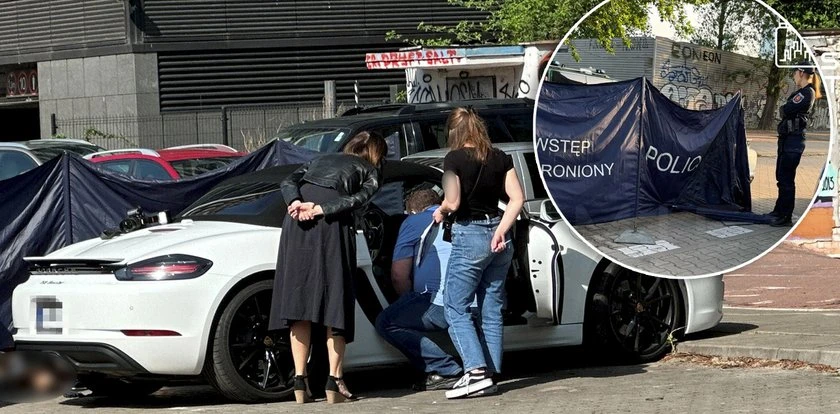 Śmierć mężczyzny w porsche. Wszystko pod okiem kamer. Śledczy zabrali głos