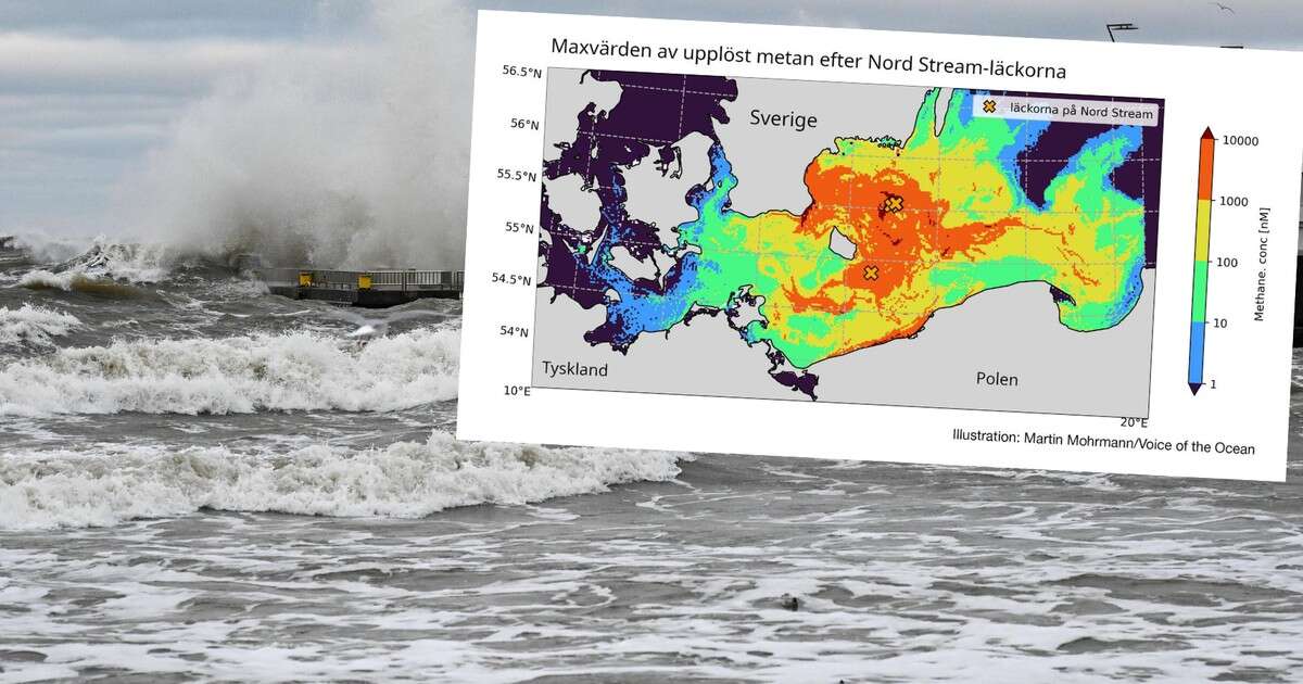 Po wybuchu Nord Stream metan rozlał się po Bałtyku. Dotarł do Polski