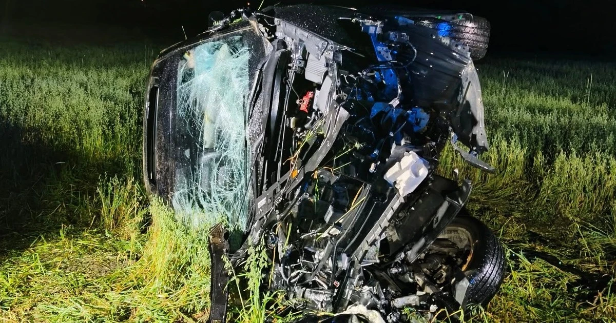 Wstrząsający wypadek na Podlasiu. Za kółkiem pijana kobieta w ciąży