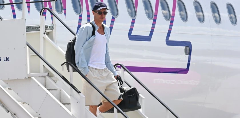 Robert Lewandowski zaskoczył na lotnisku we Wrocławiu