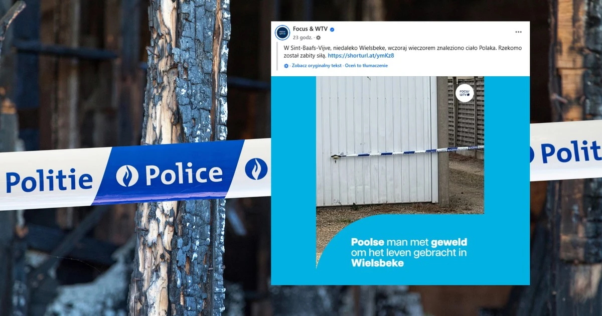 Ciało Polaka za garażami w Belgii. Zatrzymano parę z Polski