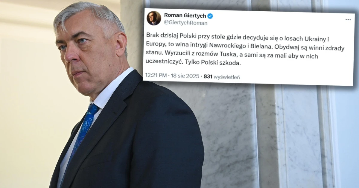 Roman Giertych uderza w Karola Nawrockiego. Pisze o 