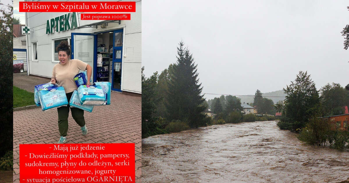 Pomagają mieszkańcom na zalanych terenach. 