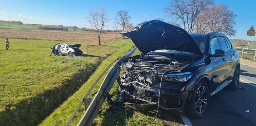 Groźny wypadek pod Dęblinem. Poszkodowane cztery osoby