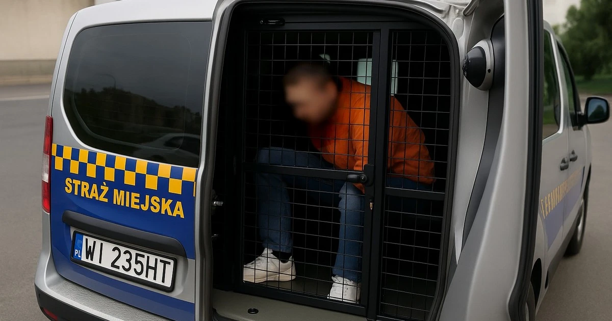 Pościg na Warszawie. Nietrzeźwy kierowca zatrzymany przez straż miejską