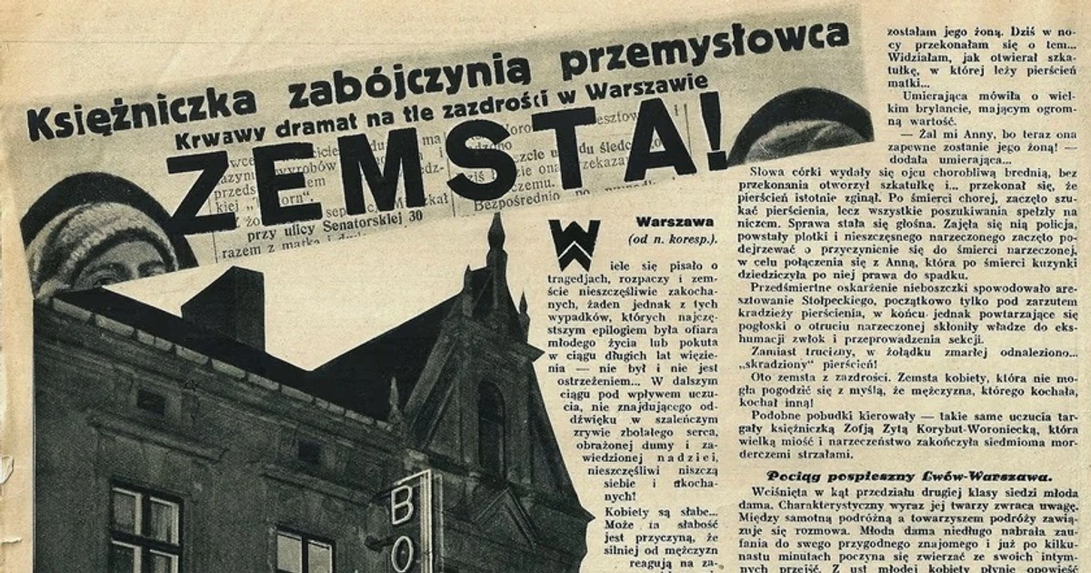 Księżniczka Zyta Woroniecka - bohaterka jednego z najgłośniejszych procesów II RP