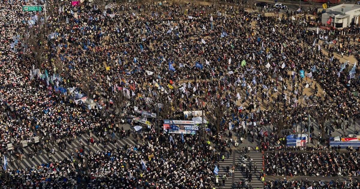 Ogromne protesty w Korei Południowej. Kilkadziesiąt tysięcy osób na ulicach