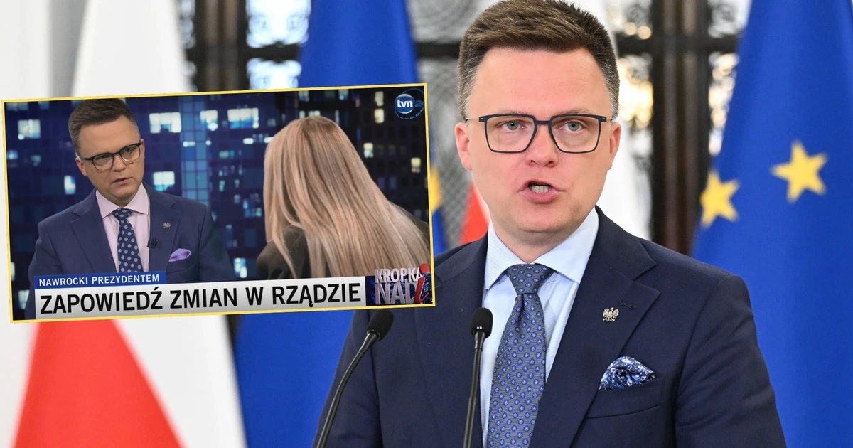 Spięcie Szymona Hołowni i Moniki Olejnik. 