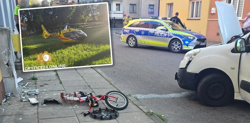 Potrącił dziecko na rowerku. Zatrważające informacje o sprawcy wypadku