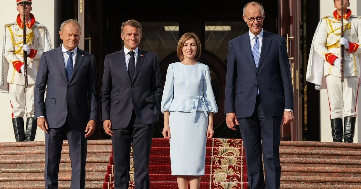 Przywódcy Polski, Niemiec i Francji przyjechali do Mołdawii. Padły deklaracje