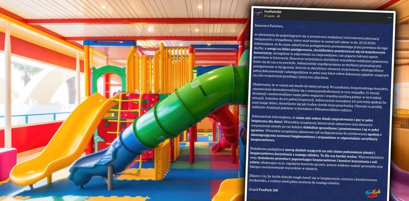 Anastazja połamała w sali zabaw kręgosłup. Jest oświadczenie obiektu. 