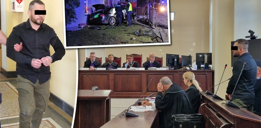 Miał zamknąć oczy i wjechać w rodzinę na chodniku. Ruszył proces Patryka F. Jego zeznania przerażają