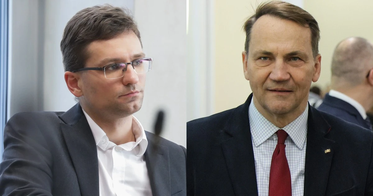 Radosław Sikorski reaguje na słowa posła Konfederacji o wyjściu z UE. 