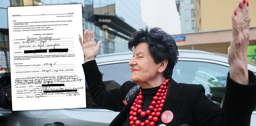Majątek Joanny Senyszyn. Dwie emerytury i trzy samochody