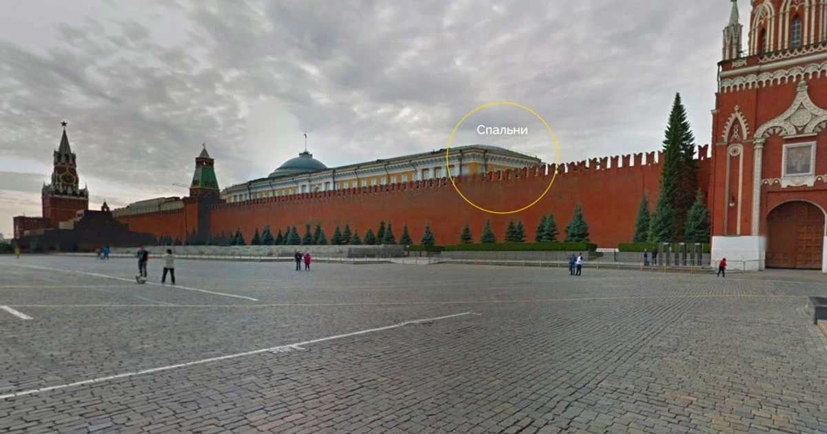 Wiemy, gdzie dokładnie na Kremlu mieszka Władimir Putin. Jego sypialnię widać z placu Czerwonego