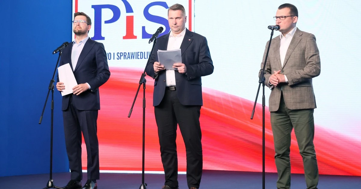 Awantura podczas konferencji prasowej PiS. 