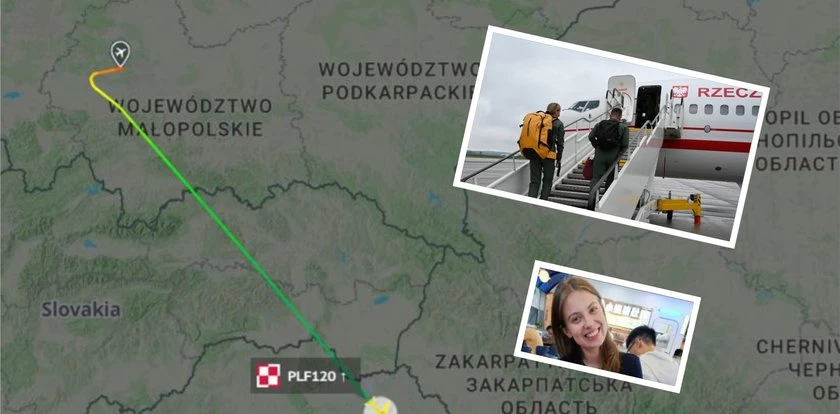 Lecą po chorą Polkę do Chin. Samolot niedawno wzbił się w powietrze
