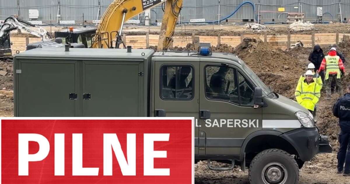 Akcja saperów w pobliżu siedziby TVP. Konieczna była ewakuacja