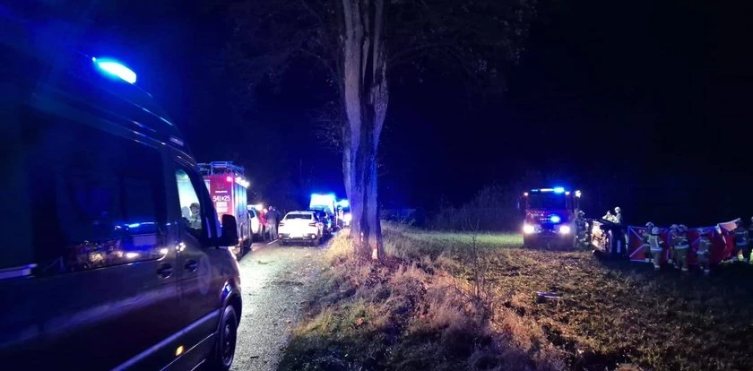 Nocna tragedia pod Szczecinkiem. Nie żyje dwójka nastolatków
