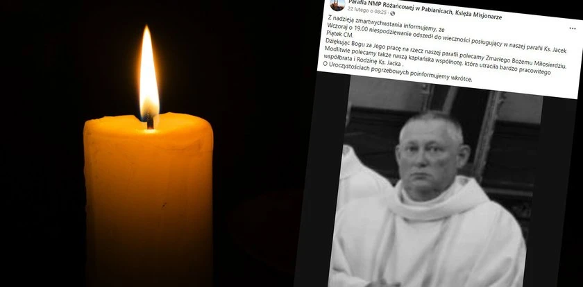 Wierni zdruzgotani po nagłej śmierci księdza. 