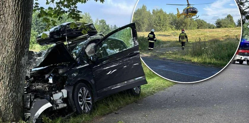 Dramatyczny wypadek rodziny na wakacjach. Rannych jest troje dzieci. 5-latka w ciężkim stanie