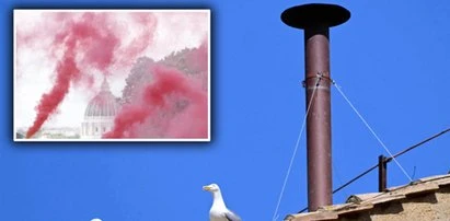 Dziwny dym nad Watykanem. Takiego koloru nikt się nie spodziewał