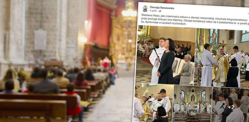 Nietypowy ślub na Podkarpaciu. Stała samotnie przed ołtarzem