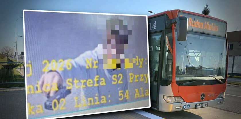 Stanął przed autobusem i wykonał gest strzału. Kierująca zamarła