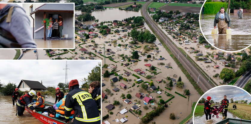 Czechowice-Dziedzice pod wodą. - Jak tsunami - mówią ze łzami w oczach ewakuowani mieszkańcy