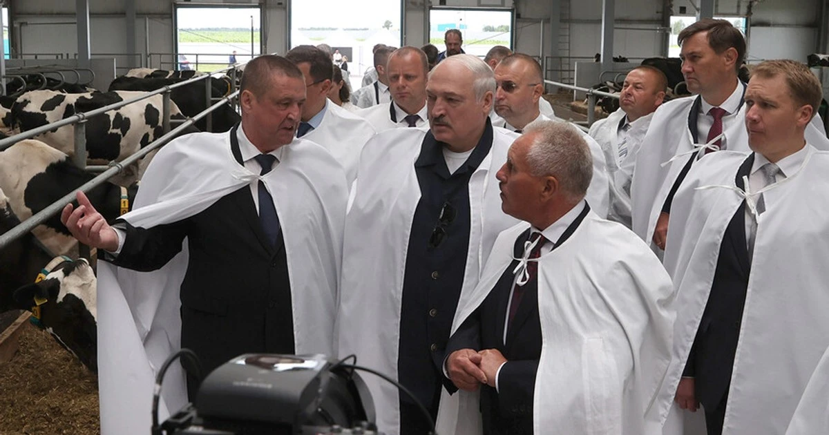 Aleksander Łukaszenko krytykuje rolników. 