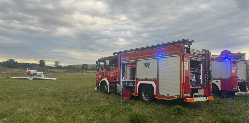 Dramat w Gliwicach. Wszystko wyglądało idealnie, potem samolot runął na dach