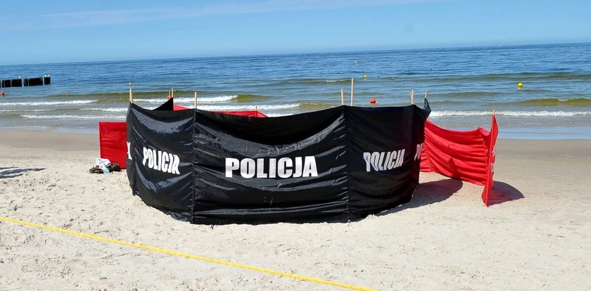 Tragedia na plaży w Międzyzdrojach. Nie żyje 53-letni turysta z Niemiec