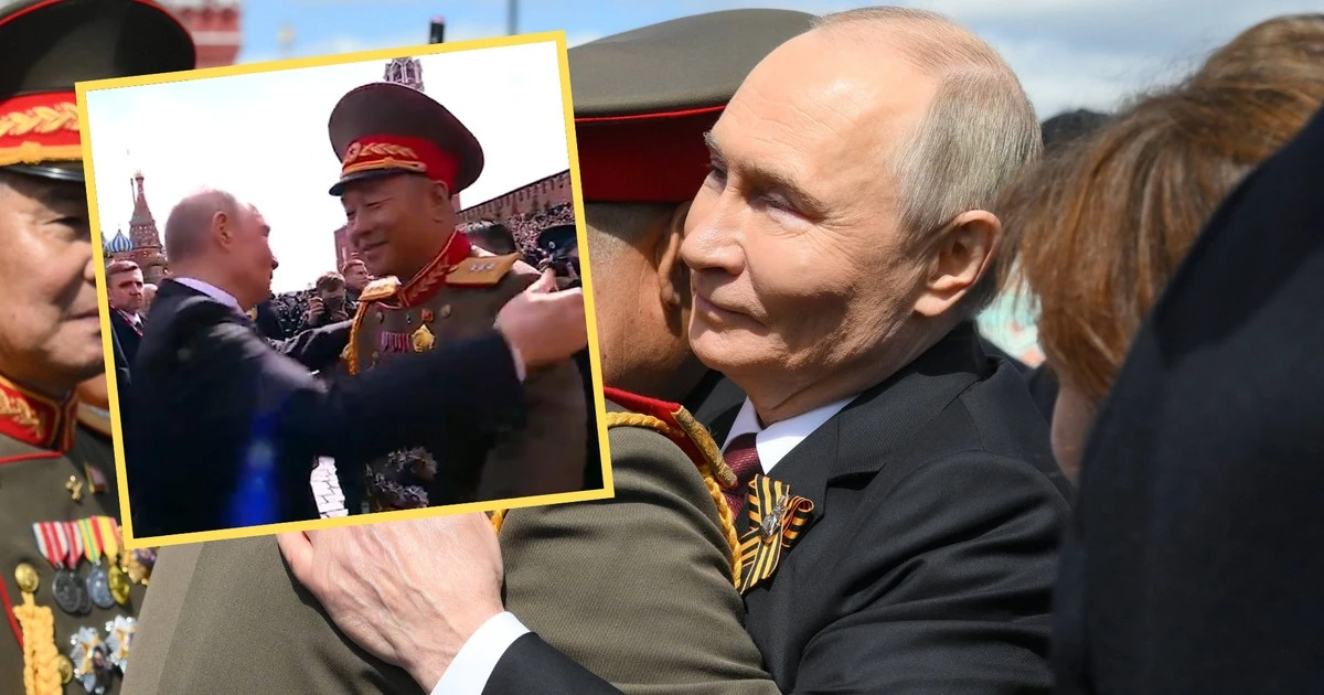 Władimir Putin nagle przytulił koreańskiego żołnierza. Złożył mu podziękowania