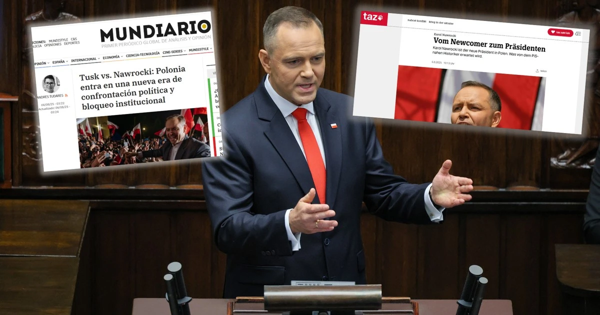 Zagraniczne media komentują zaprzysiężenie Karola Nawrockiego. 