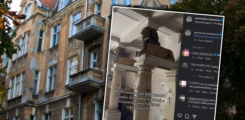 Wyburzyli ścianę w starej kamienicy. Odkryli 