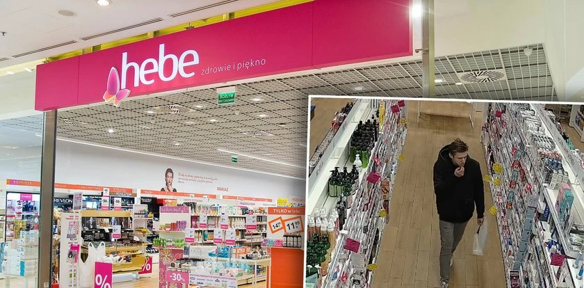 Poszedł do Hebe, ale nie na zakupy. Teraz pokazali jego zdjęcie. Co za wstyd!
