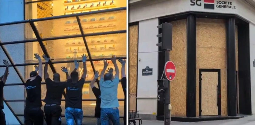 Szokujące sceny w Paryżu. Barykadują drzwi i okna. A to wszystko przez finał Ligi Mistrzów