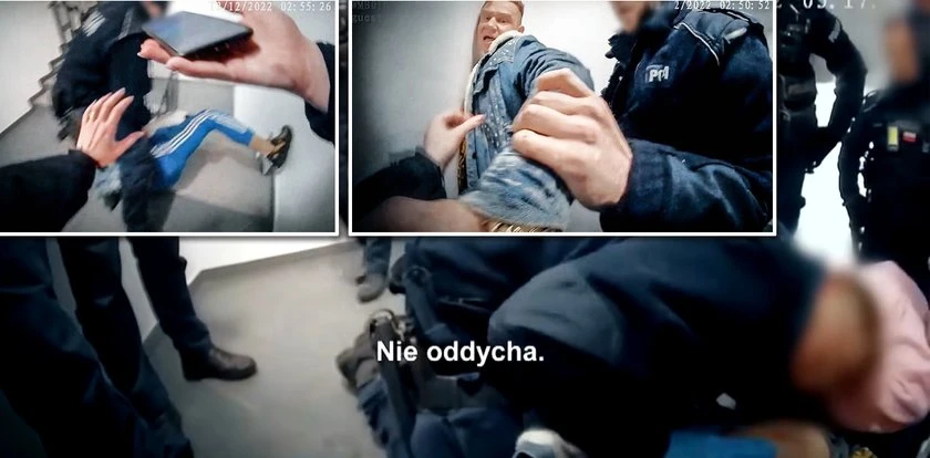 Krzysztof zmarł po interwencji policji. Ujawniono wstrząsające nagrania z kamer nasobnych