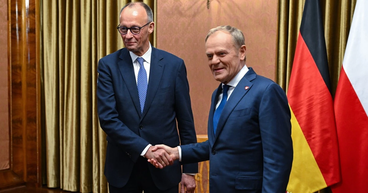 Friedrich Merz w Warszawie. Tusk: temat migracji wywołuje uzasadnione lęki
