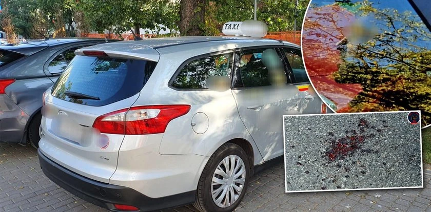 Atak na taksówkarza w Warszawie. Kierowca raniony nożem do tapet