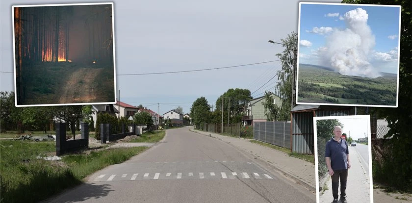 Byliśmy w okolicy pożaru w Międzylesiu. Mieszkańcy pouciekali. 