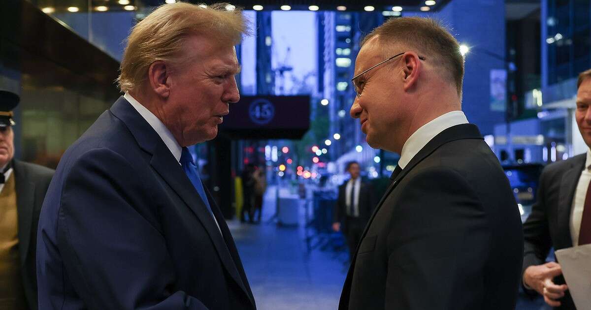 Andrzej Duda przytoczył zabawną anegdotę z Donaldem Trumpem i Angelą Merkel. 