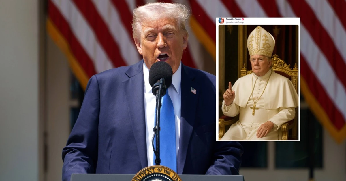 Donald Trump wywołał burzę. Amerykańscy biskupi krytykują kontrowersyjną grafikę
