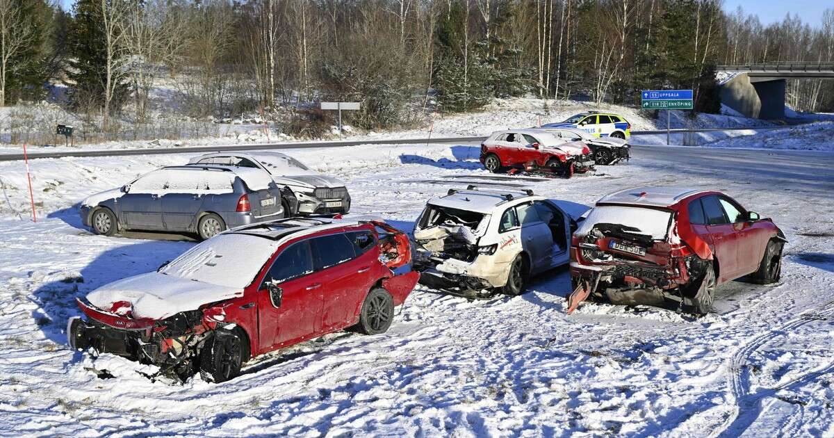 Ogromny karambol w Szwecji. Sprawę bada policja